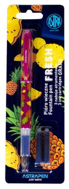 Astra, Astrapen, pióro młodzieżowe + 3 naboje, Fresh, 1 szt.