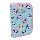 Astrabag, piórnik, rozkładany, pojedynczy, z wyposażeniem, Minty Pandas
