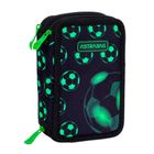 Astrabag, piórnik rozkładany, potrójny, z wyposażeniem, Neo Football
