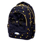 Astrabag, plecak szkolny, 3-komorowy, Fluffy Kitty Black