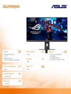 Asus, ROG Strix, monitor, 24.5", XG259QNS, IPS, HDMI, USB, Pivot