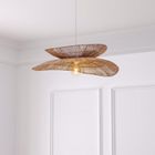 Atmosphera, Alara, wisząca lampa z jutowym kloszem