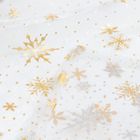 Atmosphera, obrus na stół, z płatkami śniegu, plamoodporny