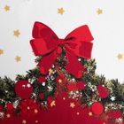 Atmosphera, obrus świąteczny, z girlandą i kokardami