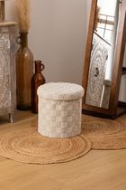 Atmosphera, Pasti, pufa okrągła składana, tuftowana, średnica 38 cm