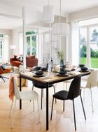 Atmosphera, Tobie, lampa sufitowa z bawełnianym kloszem, 25 cm