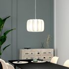 Atmosphera, Tobie, lampa sufitowa z bawełnianym kloszem, 35 cm