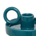 Atmosphera, Yucatan, ceramiczny świecznik z dużym uchem