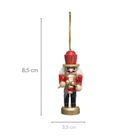 Atmosphera, zestaw ozdób choinkowych, dziadek do orzechów, 8-4 cm