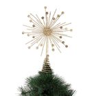 Atmosphera, złota gwiazda na czubek choinki, 30 cm