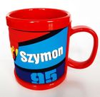 Auta, imienny kubek dla dziecka, Szymon