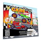 Auta, Wyklejanie plasteliną, zestaw kreatywny, 40-30 cm