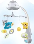 Baby Mix, karuzela z projektorem, szara