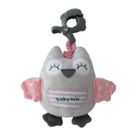 Baby Mix, Sowa, zawieszka pluszowa, różowa