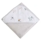 Babymatex, Maxi, niemowlęce okrycie kąpielowe frotte, szare, 100-100 cm