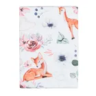 BabyMatex, prześcieradło bawełniane do gondoli/kosza Mojżesza, sarenki, 75-35 cm