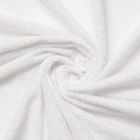 BabyMatex, prześcieradło z gumką, frotte, białe, 70-140 cm