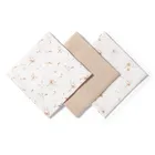 BabyOno, Natural Bamboo, naturalne pieluszki z włókien bambusa, beżowy, 70-70 cm, 3 szt.