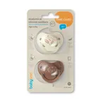 BabyOno, smoczki anatomiczne, silikonowe, 18 m+