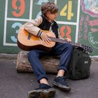 BackUp, plecak szkolny, 3-komorowy, Czarny