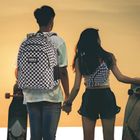 BackUp, plecak szkolny, 3-komorowy, Szachownica