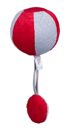 Balibazoo, piłka czerwono-szara, zabawka niemowlęca