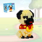 Balody, Piesek mini Mops, klocki konstrukcyjne, 199 elementów