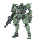 Bandai, HG GQuuuuuuX, Ms-06 Zaku GQ, model kolekcjonerski do składania, 1:144