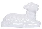 Baranek ceramiczny, biały, 10-5-6 cm