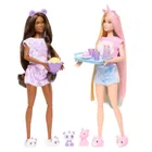 Barbie, Cutie Reveal, Piżama Party, zestaw prezentowy, 2 lalki z akcesoriami