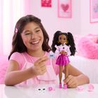 Barbie, Dream Besties, brunetka w różowej spódniczce, lalka i akcesoria