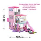 Barbie, Dream House Deluxe, Domek dla lalek - 60 rocznica, zestaw z 2 lalkami i kabrioletem