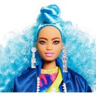 Barbie, Extra Moda, lalka z deskorolką i kotkami #4