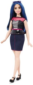 Barbie Fashionistas, Modne przyjaciółki, Słodkie paski, lalka Curvy