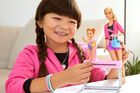 Barbie, Gimnastyczka, lalka blondynka, mini-laleczka i akcesoria