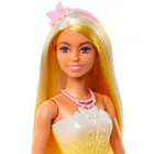 Barbie, lalka Księżniczka, żółto-różowy strój