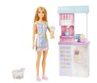 Barbie, Lodziarnia, zestaw z lalką