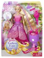 Barbie, Magiczne Warkocze Księżniczki, lalka z akcesoriami