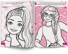 Barbie. Malowanka A5. Makijaże i biżuteria. Naklejki