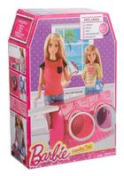Barbie, Mebelki, pranie, zestaw akcesoriów