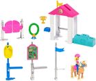 Barbie, On the Go, Wyścig kucyków, zestaw z kucykiem i lalką