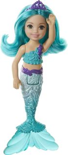 Barbie, Syrenka Chelsea, mała laleczka #4, niebieska