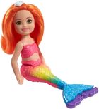 Barbie, syrenka Chelsea z rudymi włosami, lalka