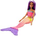 Barbie Syrenka, lalka z fioletowymi włosami