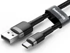 Baseus, kabel, USB-C CAFULE CATKLF-UG1 2A, 3m, czarny