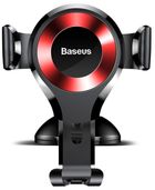 Baseus, Osculum, uchwyt samochodowy do telefonu, czerwono-czarny