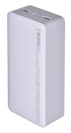 Baseus, powerbank, Bipow, 30000mah, 2xUSB, USB-C, 20w, biały