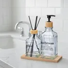 Bathroom Solutions, Gilo, dyfuzor zapachowy patyczki + pojemnik na balsam do ciała