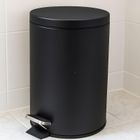 Bathroom Solutions, Noni, kosz na śmieci, metalowy z pokrywą, 5l