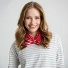 Bawełniana czerwona bandana unisex NOWEAR